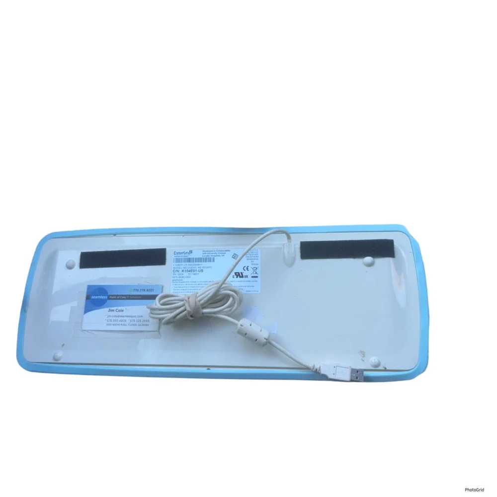Esterline Advanced Input Systems Medical 104 Essential Washable Keyboard read